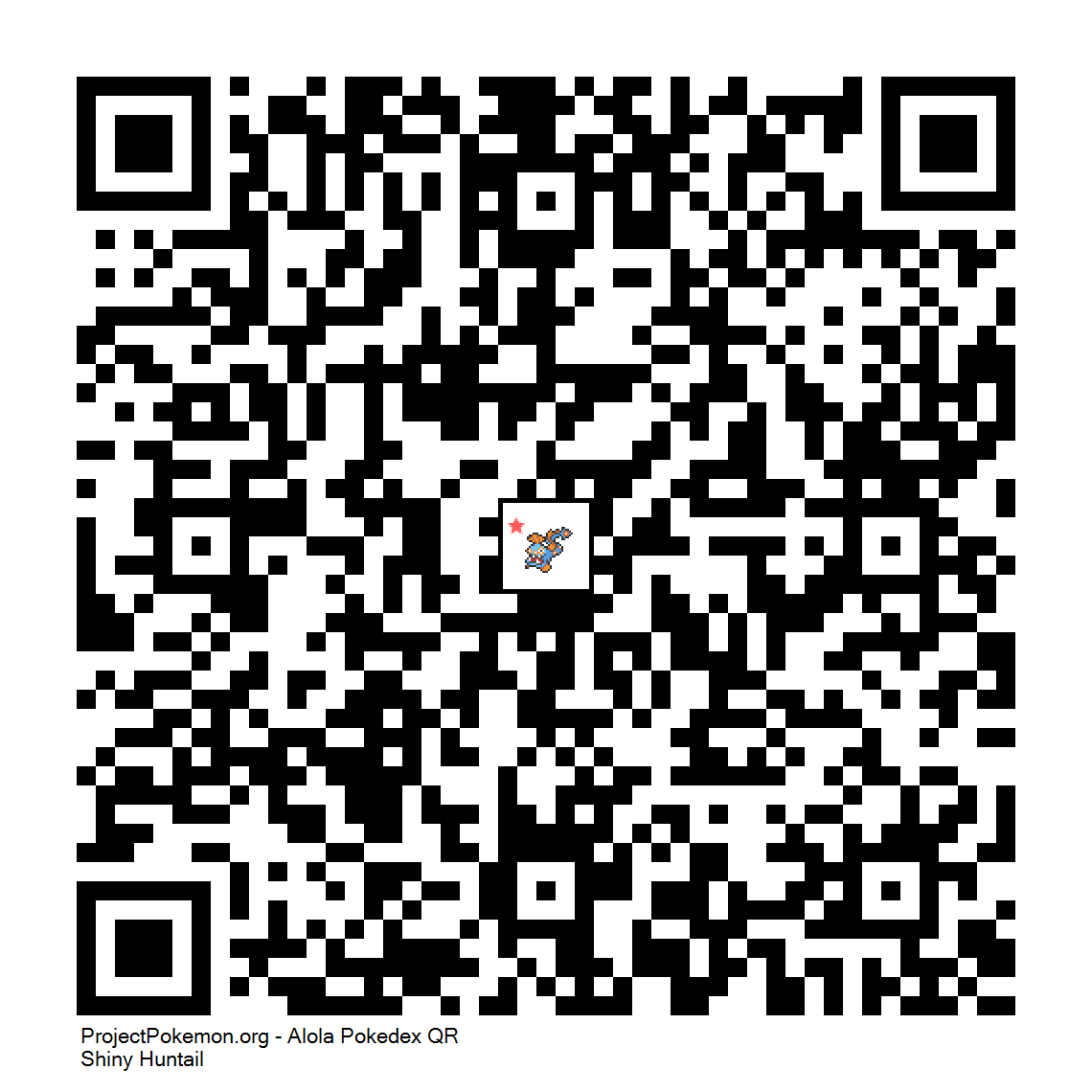 Cdigo QR de Huntail variocolor